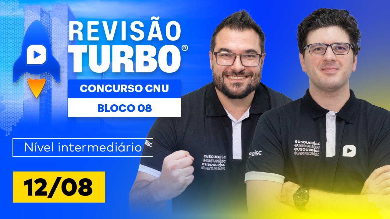 CNU | REVISÃO TURBO | Conteúdos Específicos BLOCO 08 | Noções de Direito + Realidade Brasileira
