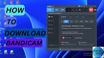 How To Download Bandicam Screen Recording Software | New Method | 2023 | IDEAL TECH |