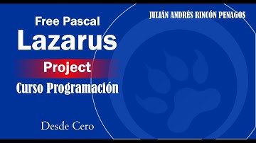 Contenido del Nuevo Curso de Programación en Free Pascal Lazarus Project 2022