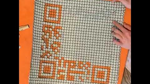 how to do a QR stencil