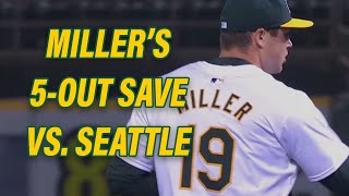 Mason Miller's 5-out save vs. Mariners | 6/5/24 | Oakland A's highlights