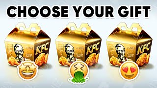 🎁 Choose Your GIFT...! LUNCHBOX Edition 🍔🍕🍫 🍨 How Lucky Are You? Daily Quiz