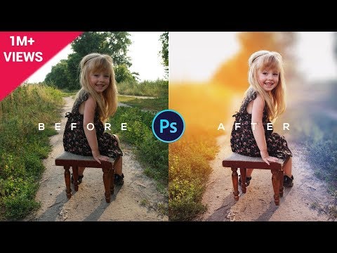 Photoshop Tutorial | How to Edit Outdoor Portrait | ( Blur & Color Background )