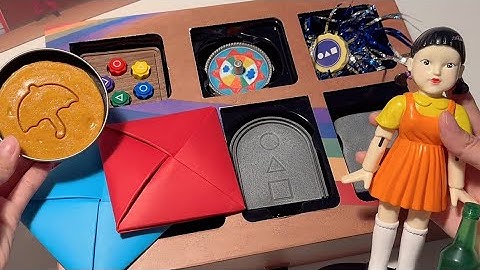 [💸toy asmr💸] Squid Game2 Game PlaySet & Dalgona ASMR 오징어게임 5인 6각 게임세트랑 악몽 세모 달고나 리뷰!