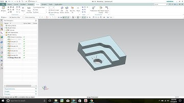 siemens NX CAM tutorial for beginners creating CNC program part 3 (planner)