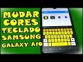 COMO MUDAR A COR DO TECLADO DO CELULAR SAMSUNG GALAXY A10 SEM USAR APLICATIVOS