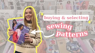How To Shop For Sewing Patterns At The Store | #beginnersewing #sewingpatterns