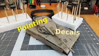 Merkava by Tamiya in 1/35 Scale, Paint and Decals