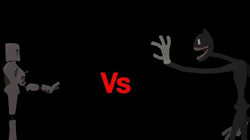 SCP-173 Vs Cartoon Cat | Stick Node animation
