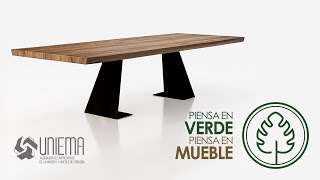 Muebles Fabricados de Manera Sostenible 🌿 Piensa en Verde, Piensa en Mueble. UNIEMA ©