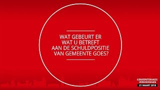 Vraag Het De Lokale Politiek - Schuldpositie Gemeente Goes