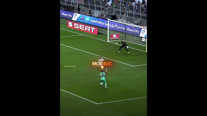Luka Modric's Trivela Technique 💫😲