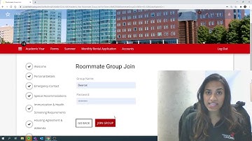 How to Complete Your Roommate Profile and Join a Roommate Group in the Housing Application