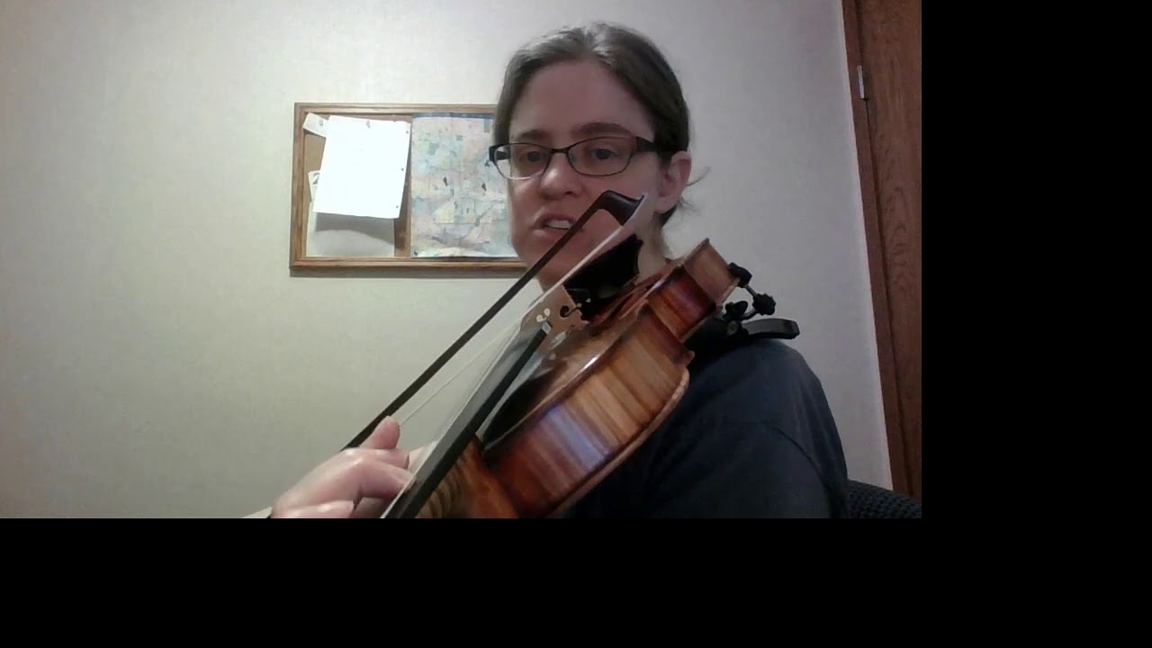 3 Octave D flat melodic minor violin scale with fingerings and ...