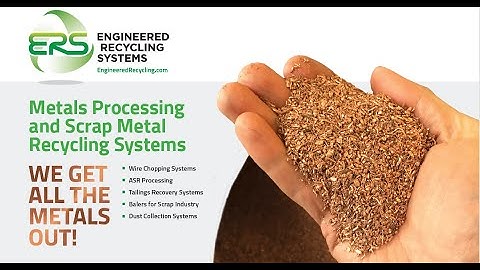 Turnkey Metal Separation Systems for Industrial Scrap | Engineered Recycling Systems