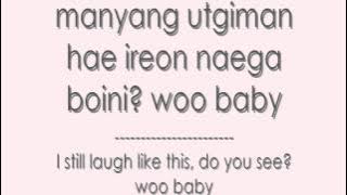 {HD} 4men - Baby Baby [[ Lyrics & English Subbed ]]