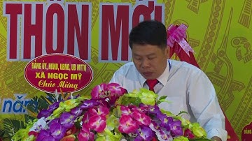 LỄ CÔNG BỐ XÃ ĐÔNG LAI, HUYỆN TÂN LẠC ĐẠT CHUẨN NÔNG THÔN MỚI