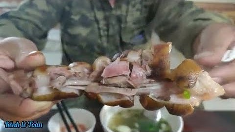 Thánh tiết canh // ăn tỏi chó,tiết canh chó.ngon nổi tiếng