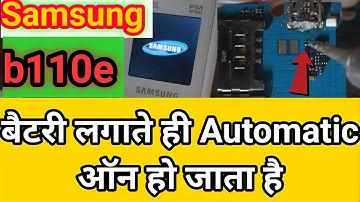 Samsung B110e Auto Power On Solution | Samsung B110e Auto On