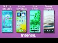 Samsung galaxy s24 ultra vs iphone 15 pro max  pixel 8 pro  s23 ultra  battery drain test