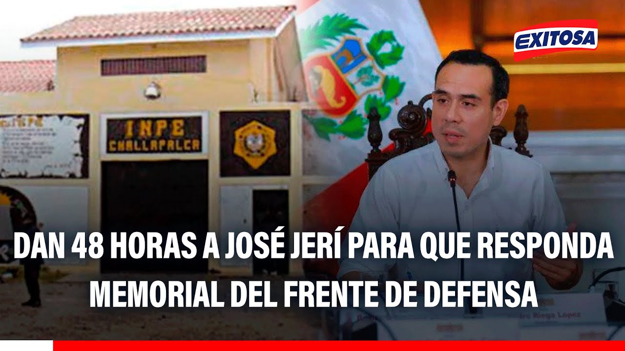 🔴🔵  Penal de Challapalca: Dan 48 horas a José Jerí para que responda memorial del Frente de Defensa