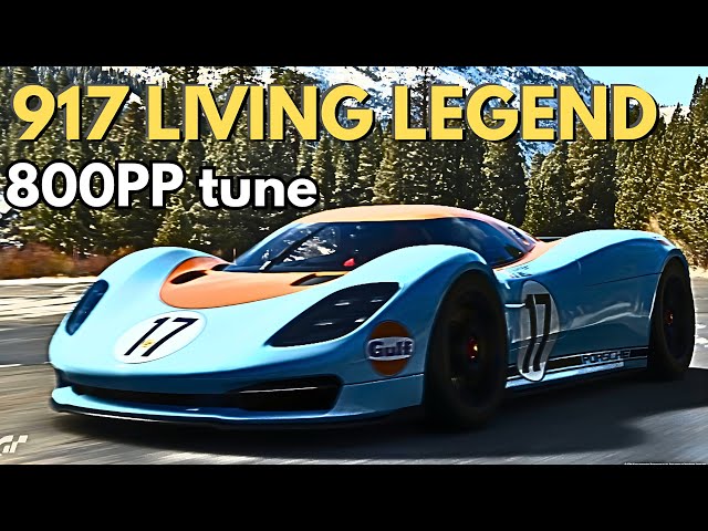 GT7|Porsche 917 LIVING LEGEND|WTC 800PP tune|V1.69 - YouTube