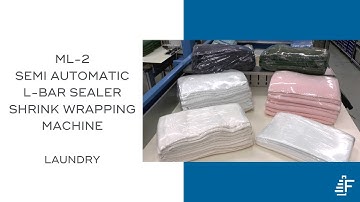 Laundry Wrapping ML-2 L-Bar Sealer Shrink Wrapping System