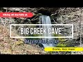 Big creek cave falls  trail near jasper ar  waterfallsinarkansas