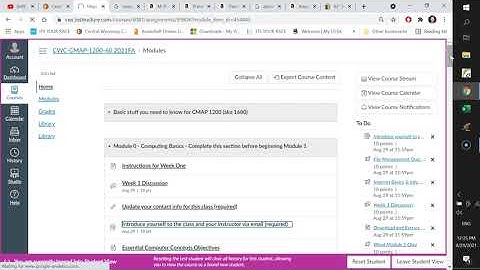 How to submit an assignment in Canvas