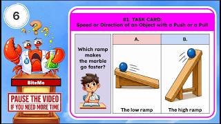 NGSS Kindergarten - Physical Science: K-PS2-2 Speed or Direction of an Object with a Push or a Pull