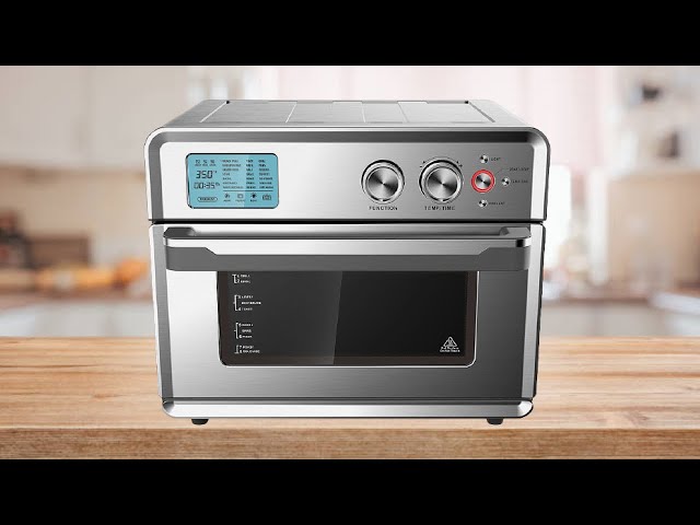 Emerald - 25 Liter Digital Air Fryer Oven - Silver