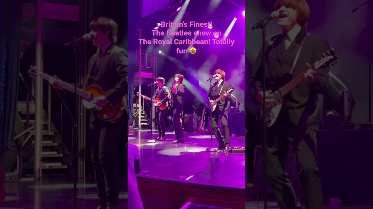 The Beatles show on Royal Caribbean. This was fun😆 comment👇if you’ve seen this. 