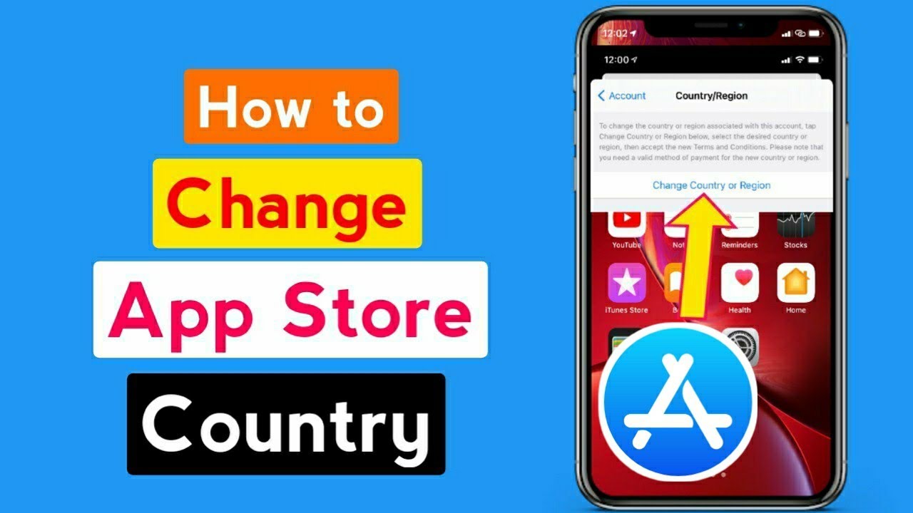 How to change app store region