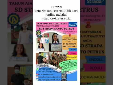 Tutorial PPDB online strada.sokrates