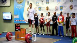 Khodor Alaywan World Masters Weightlfting Championship Ukranie 2012