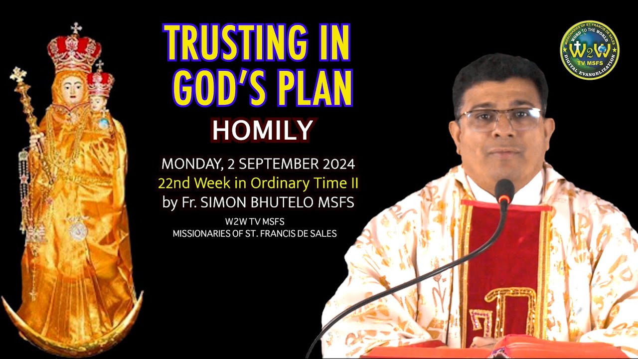 HOMILY | NOVENA DAY 3 | 2 SEPTEMBER 2024 | 22ND ORDINARY WEEK II by Fr ...