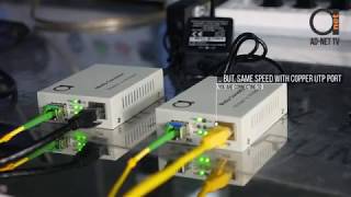 SFP+ type 10G Unmanaged Fiber Optic Media Converter | Home