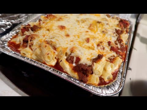 BAKED ZITI with SAUSAGE AND GROUND BEEF | COOKING VLOG!!!