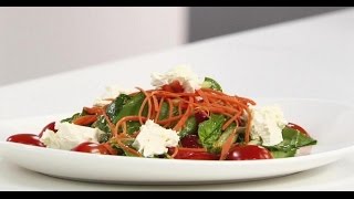 Салат из шпината с козьим сыром | 7 нот вегетарианской кухни Салат из шпината с козьим сыром | 7 нот вегетарианской кухни