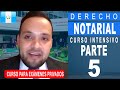 Curso Intensivo de Derecho Notarial - PARTE 5 - Preguntas de Examen Privado de Derecho - USAC