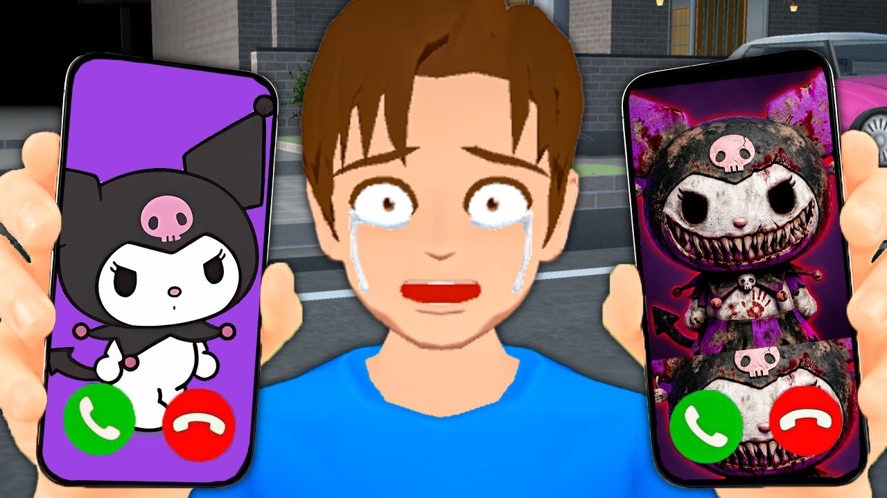 Yuta Mio Panik Menelpon KUROMI Jam 3:00 Pagi 😱 KUROMI EXE DATANG⁉️ | Sakura School Simulator
