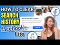 PAANO MAGCLEAR NG SEARCH HISTORY SA FACEBOOK LITE | Riencyll Cabile