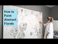 How to paint abstract florals my process  art with adele