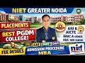NIET Greater Noida MBA/PGDM Full Review 2026 | Placement, Fees, Admission Process