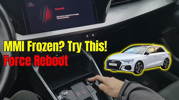 Audi A3 8Y Radio Not Responding? Simple MMI Reset Trick