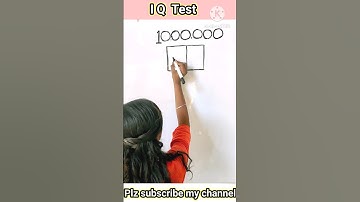 Write in 10 लाख 2 box | 10 लाख को 2 Box में लिखो |#mindgame #challenge#iqtest #iq #shorts #ytshorts