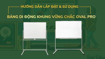 Hướng dẫn lắp đặt Bảng Di Động Khung Vững Chắc Oval Pro - www.thegioibang.com
