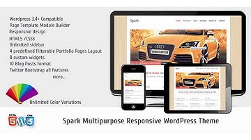Spark Responsive Multi-Purpose WP Theme | Themeforest Website Templates and Themes