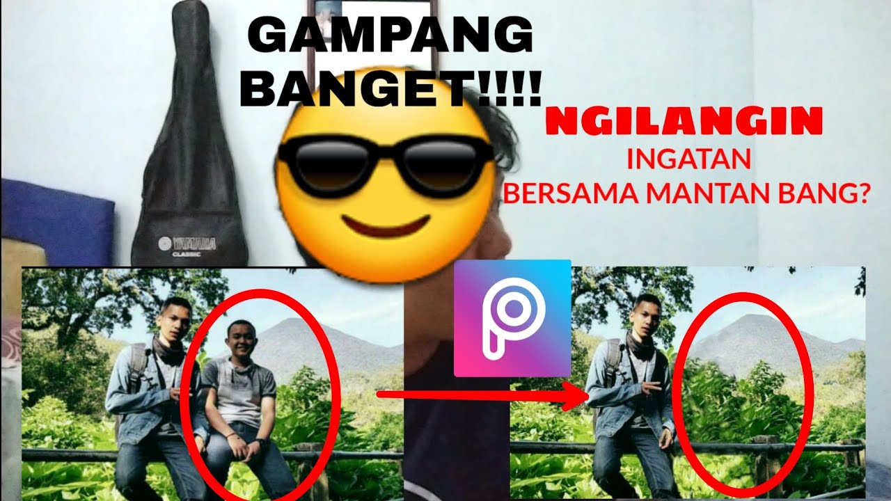 CARA MENGHILANGKAN ORANG/OBJEK DI FOTO Dari PicsArt.