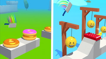 Slice it all Very Satisfying and Relaxing ASMR slicing Game trending video #tiktok satisfying